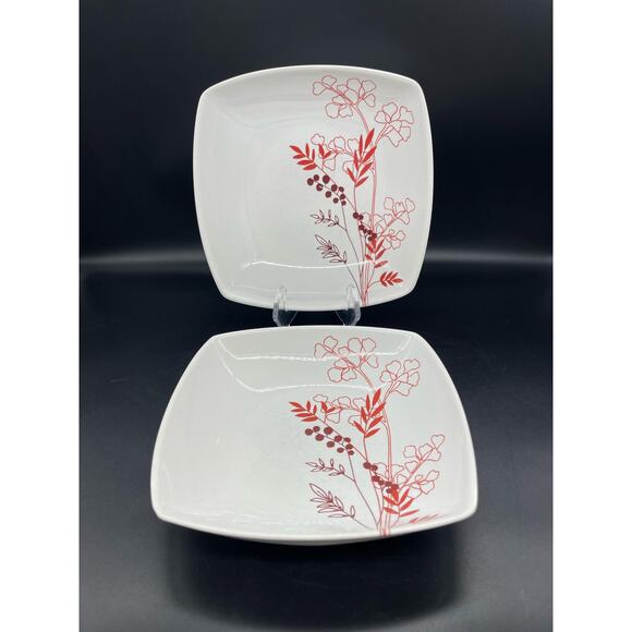 Coventry Porcelaine Gentle Breeze Set of 2 Soup Bowls 8" - Picture 1 of 7